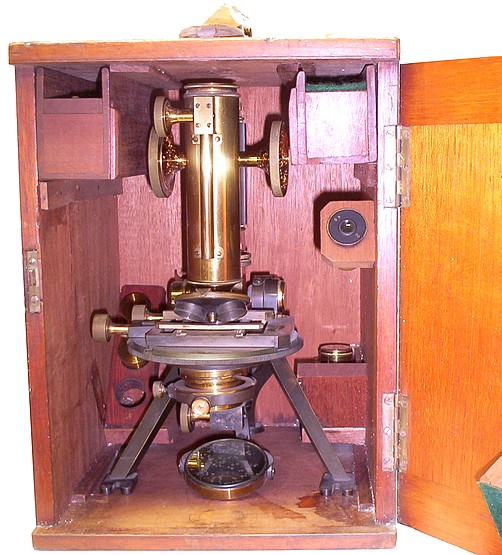 Baker 224 High Holborn London. The Baker-Nelson No. 2 microscope, c.1895 
