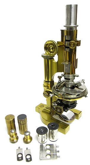 Bausch & Lomb Optical Co., Rochester N.Y. #36575. Petrographical (Petrological) Microscope. Stand LC, c. 1902