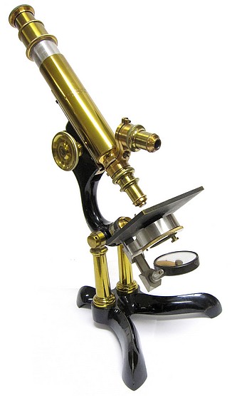 Bausch & Lomb Optical. Co., Rochester NY.#643, The Reseach model microscope, c. 1878