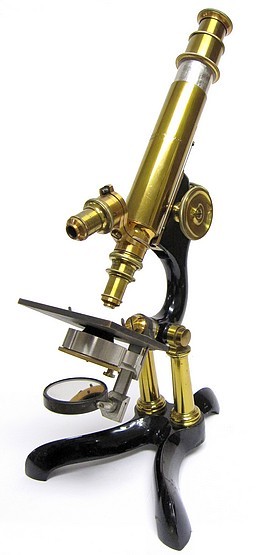 Bausch & Lomb Optical. Co., Rochester NY.#643, The Reseach model microscope, c. 1878