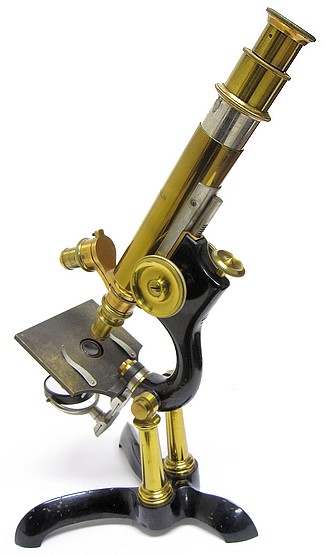 Bausch & Lomb Optical. Co., Rochester NY.#643, The Reseach model microscope, c. 1878