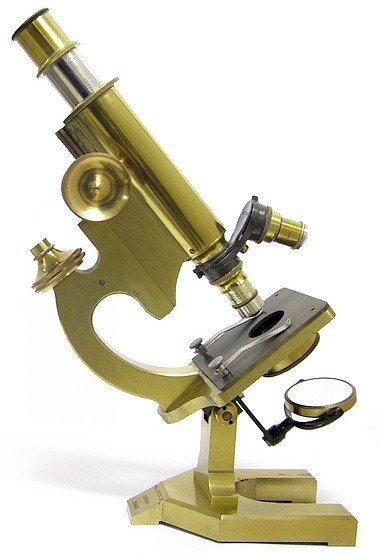  R. & J. Beck Ltd, London, #29446. The London-Handle Model Microscope, c. 1910
