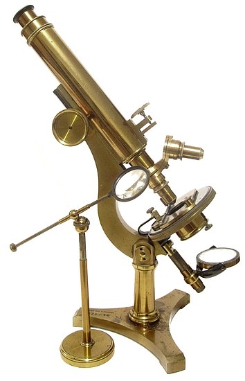  R. & J. Beck, London and Philadelphia, #8900. The New National Model Microscope, c. 1880