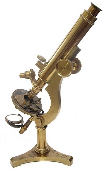 R. & J. Beck, London and Philadelphia, #8900. The New National Model Microscope, c. 1880