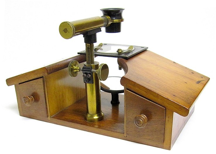 C. Verick, Paris (attributed). Dissecting-Preparation Microscope, c. 1880