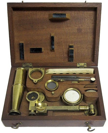 Dollond London. Gould type chest microscope, c.1830