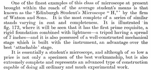 Watson Edinburgh H student microscope