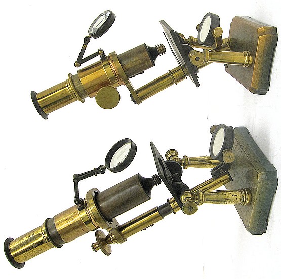 Imported Double Pillar French microscope