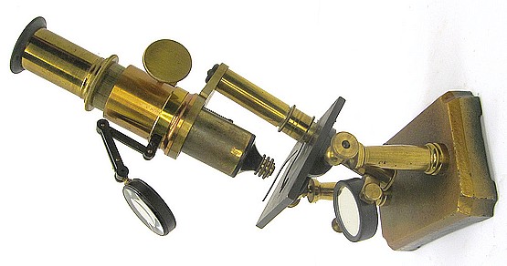 Imported Double Pillar French microscope