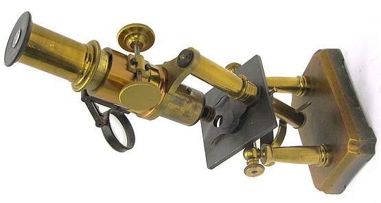Imported Double Pillar French microscope