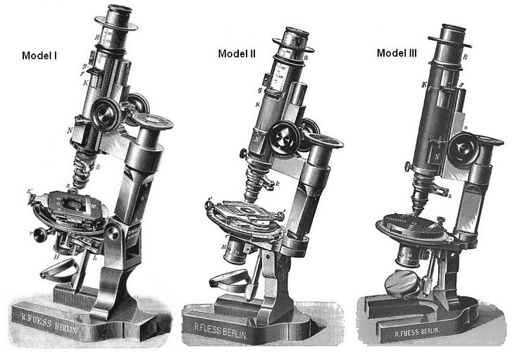 Fues microscope Models 1-3