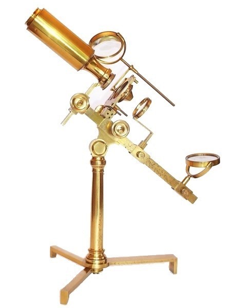 Gilbert & Sons, London, Jones Most Improved model microscope, c. 1820 