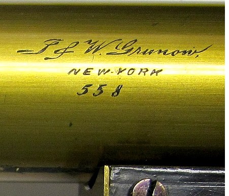 signature J. & W. Grunow, New York, #558