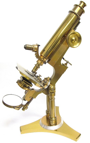 microscope J. Grunow, New York No. 965