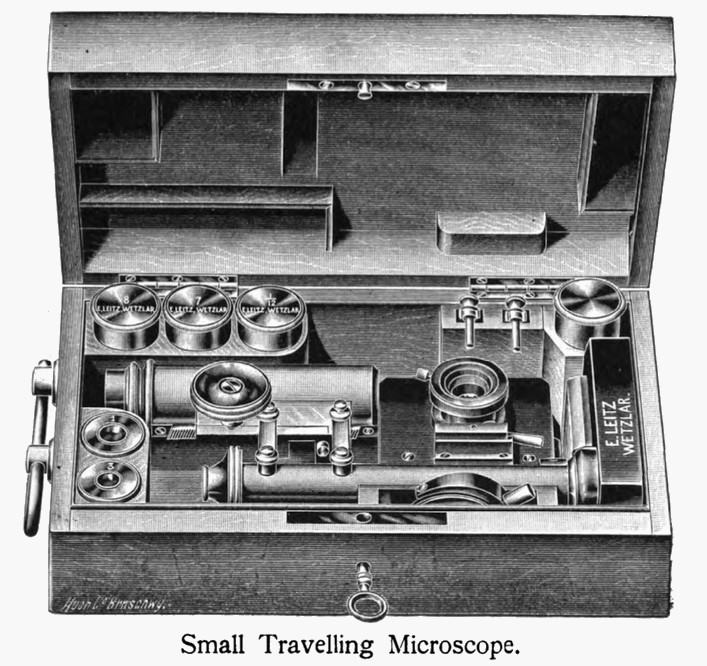 Leitz small travelling microscope