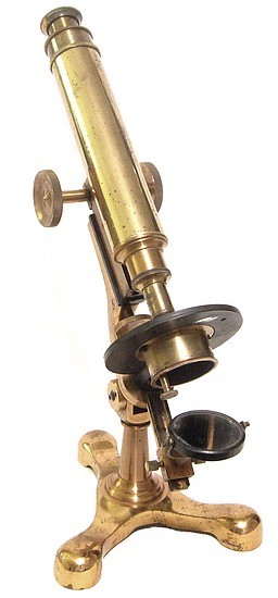 McIntosh Battery and Optical Co., Chicago, No. 458. The Scientific Microscope No. 1, c. 1890