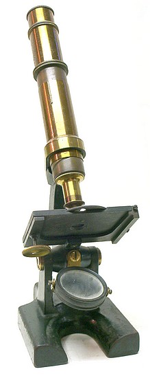  Miller Bros., New York (unsigned). The Student Model Microscope, c. 1879