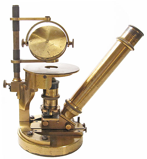 Nachet, 17 rue St. Severin, Paris. The Nachet-Smith Inverted Chemical Microscope, c. 1885