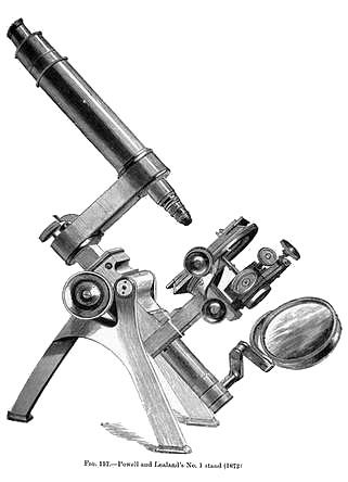Powell and Lealand No. 1 model microscope monocular