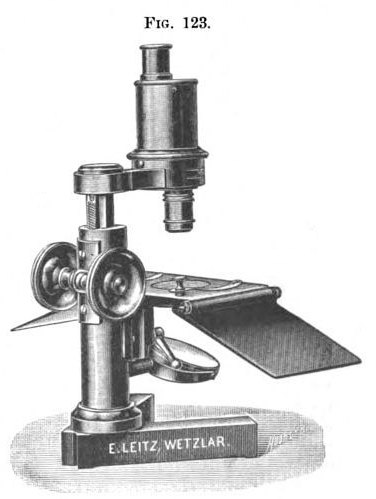 Pfeiffer's New Preparation Microscope