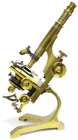 Pillischer, London # 5692. The Kosmos model microscope, c.1895