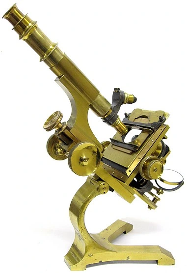 Pillischer, London # 5692. The Kosmos model microscope, c.1895