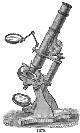 Imported French microscope, c.1870