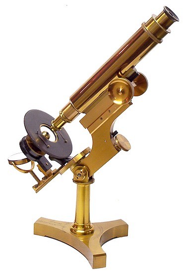 James W. Queen & Co., Phila., # 788. The Acme No. 3 Model Microscope. c. 1890