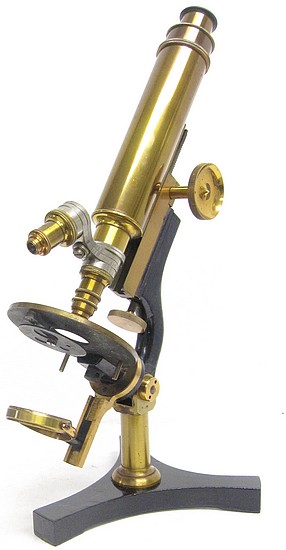 Jas. W. Queen & Co., PHILADA., # 1476. The Acme No. 4 Model Microscope. c. 1887. The microscope of Dr. Edward E. Maxey, MD (1867-1934)