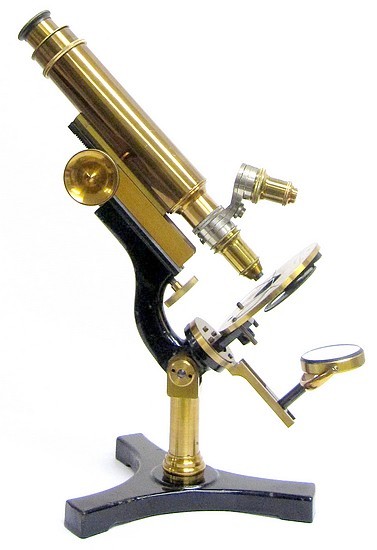 James W. Queen & Co., Phila., # 736. The Acme No. 4 Model Microscope