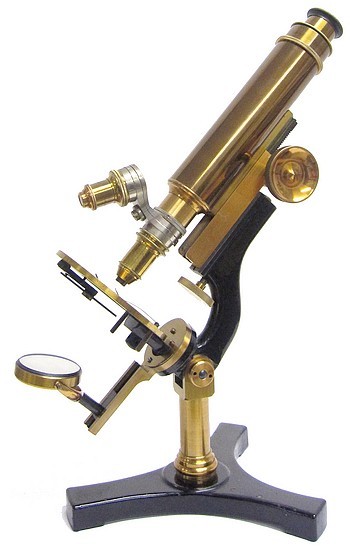James W. Queen & Co., Phila., # 736. The Acme No. 4 Model Microscope