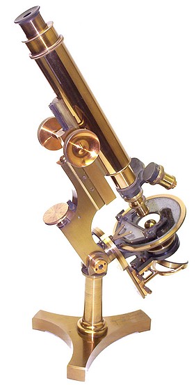 James W. Queen & Co., Phila. (no serial number). The Acme No. 3 Model Microscope. c. 1890