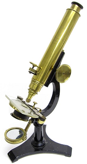 James W. Queen & Co., Philadelphia and New York. The Student Model Microscope, c. 1871