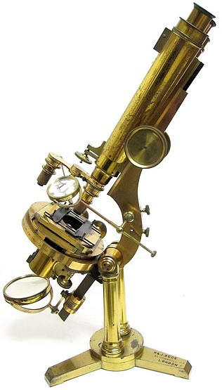 R. & J. Beck, 31 Cornhill, London, #5703. The Large Best model binocular microscope, c.1871