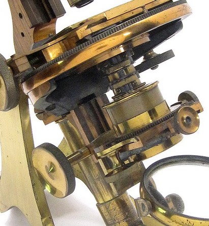 Ross, London, #4001 c. 1875. Binocular Jackson model microscope No. Ia