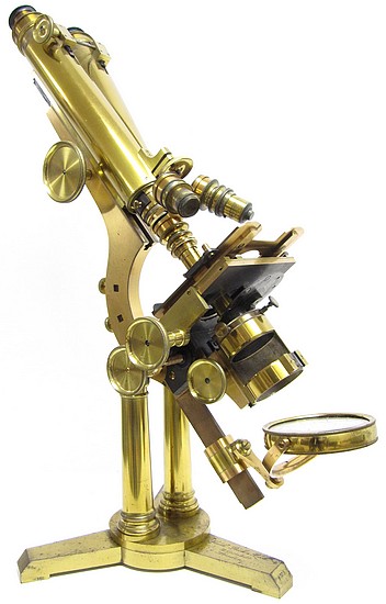Smith, Beck & Beck, 31 Cornhill, London, #4375. The Large Best model binocular microscope. c.1866