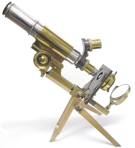 J. Swift & Son, No. 438. Military Portable, agents Hughes Owens Co. (Portable Clinical and Field Microscope)