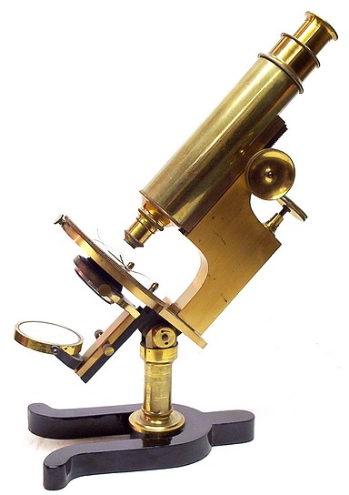 Yawman & Erbe (unsigned). Monocular microscope, c. 1880