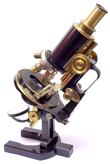 Carl Zeiss, Jena No. 47238. Jug-handle microscope