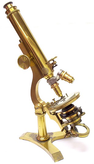 J. Zentmayer, Philadelphia. Patented 1876, No. 1867. United States Army Hospital Monocular Microscope, c. 1877
