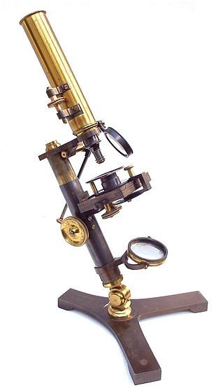 Abraham, Liverpool c. 1840. Monocular microscope