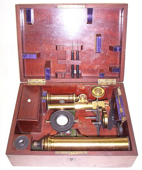 Microscope made by Charles Chevalier, c. 1855