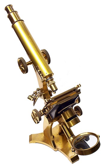 T. Cooke, York. Monocular microscope c. 1854