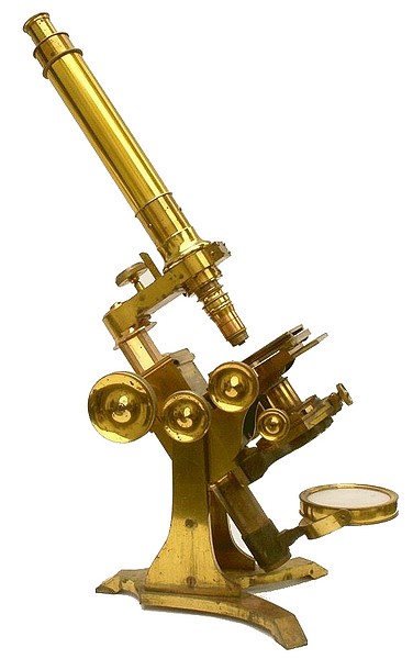 J. Davis Derby. Bar-limb microscope, c. 1855