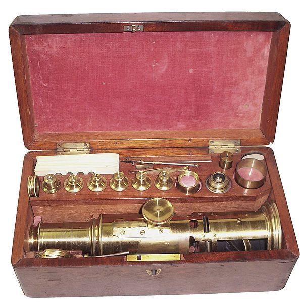 English Drum Microscope c. 1850 