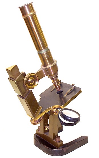 G. & S. Merz Munchen N:866. Large model monocular microscope c. 1868 