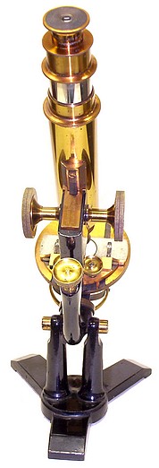 Bausch & Lomb Optical Co. The Model microscope, c.1887