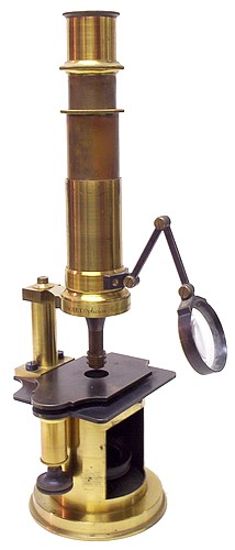 Nachet Opticien, rue des Grands Augustins, Paris. Drum Microscope, c.1846