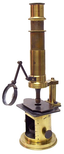 Nachet Opticien, rue des Grands Augustins, Paris. Drum Microscope, c.1846