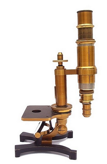 Nachet 17 rue St. Severin, Paris. Nachet Portable Traveling Microscope c. 1880